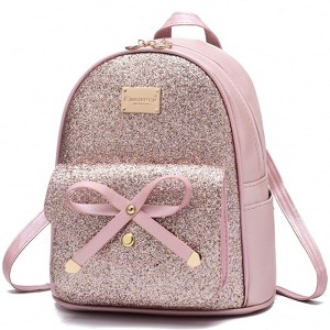 Narway Women Cute Glitter Sequin Mini Backpack for Girls 