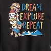 Boys' - Paw Patrol - Dream, Explore, Repeat Graphic Long Sleeve Fleece Sweatshirt - 2 of 4