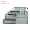 Unique Bargains Compression Packing Cube Expandable Storage Travel Luggage Organizers 7 Pcs - 3 of 3