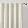 Lush Décor Capstone Whisper Blackout Window Panels Cream Pair 52x84 - 3 of 4