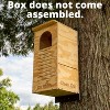 JCS Wildlife Barred Owl Nesting Box DIY Kit - Exterior Grade Treated Plywood - An Owl Box Perfect for Barred Owls - 2 of 4