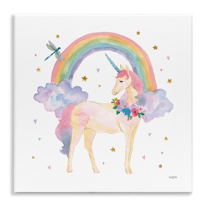 Stupell Industries Magical Friends Unicorn, 12" x 12" - 1 of 4
