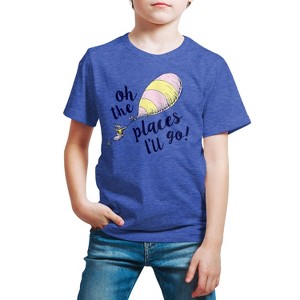 Boys' - Dr. Seuss - Oh The Places I'll Go Short Sleeve Graphic T-Shirt - 1 of 4