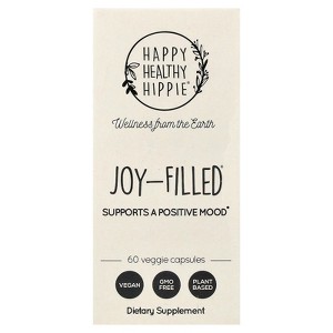 Happy Healthy Hippie Joy-Filled®, Supports a Positive Mood, 60 Veggie Capsules - 1 of 4