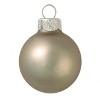 Northlight Matte Finish Glass Christmas Ball Ornament - 7" (180mm) - Pewter Gray - 3 of 4