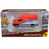 1990 Mercedes Benz Sprinter Van Red and White "Tri-Sum Potato Chips" "TraxSide Collection" 1/87 (HO) Scale Diecast Model by Classic Metal Works - 3 of 3