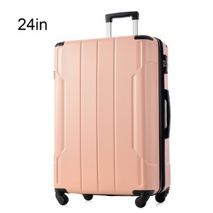Hardshell Suitcase With Lightweight TSA Approved Locks And 3-level Telescopic Handle Swivel Suitcase Travel Luggage With Expandable Function - 1 of 4
