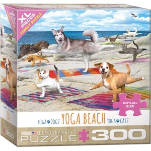 Eurographics Inc. Yoga Beach 300 Piece XL Jigsaw Puzzle - 1 of 4