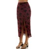 Derek Heart High Rise Maxi Skirt with Slit (Juniors & Women) - 2 of 4