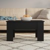 vidaXL Coffee Table Black 31.1"x19.3"x16.1" Engineered Wood - 2 of 4