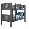 Donco Kids Austin Mission Twin Over Twin Dark Grey Bunkbed - 4 of 4