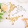 Unique Bargains Sparkling Elegant Wedding Crystal Rhinestone Applique for DIY Sewing - 4 of 4