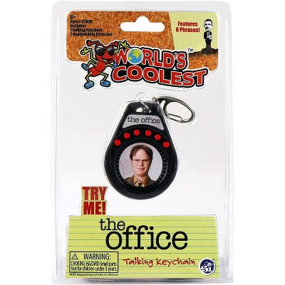 Super Impulse World's Coolest The Office Dwight Talking Keychain | 6 Quotes