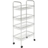 Pierre Adjustable Mini Trolley - Chrome - Safavieh - 3 of 4