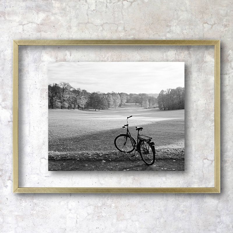 15.6&#34; x 11.5&#34; Float Thin Metal Gallery Frame Brass - Threshold&#8482;, 4 of 14