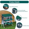 Chicken Nesting Boxes, 6 Hole Metal Chicken Laying Box with Removable Trays and Roll Out Egg Collection for Chicken Coop, Easy Cleanable - 3 of 4