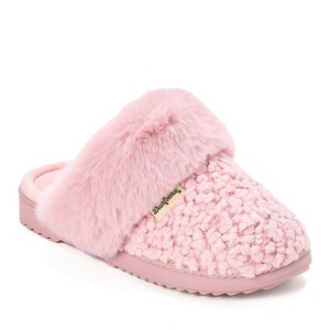 Dearfoams Women's Courtney Knit Scuff Slipper - 1 of 4
