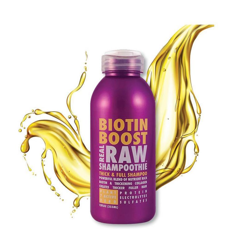Real Raw Shampoothie Biotin Boost Thick & Full Shampoo - 12 fl oz, 3 of 6