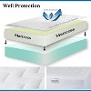 Waterguard Waterproof Quilted Mattress Pad Protector – White - 4 of 4