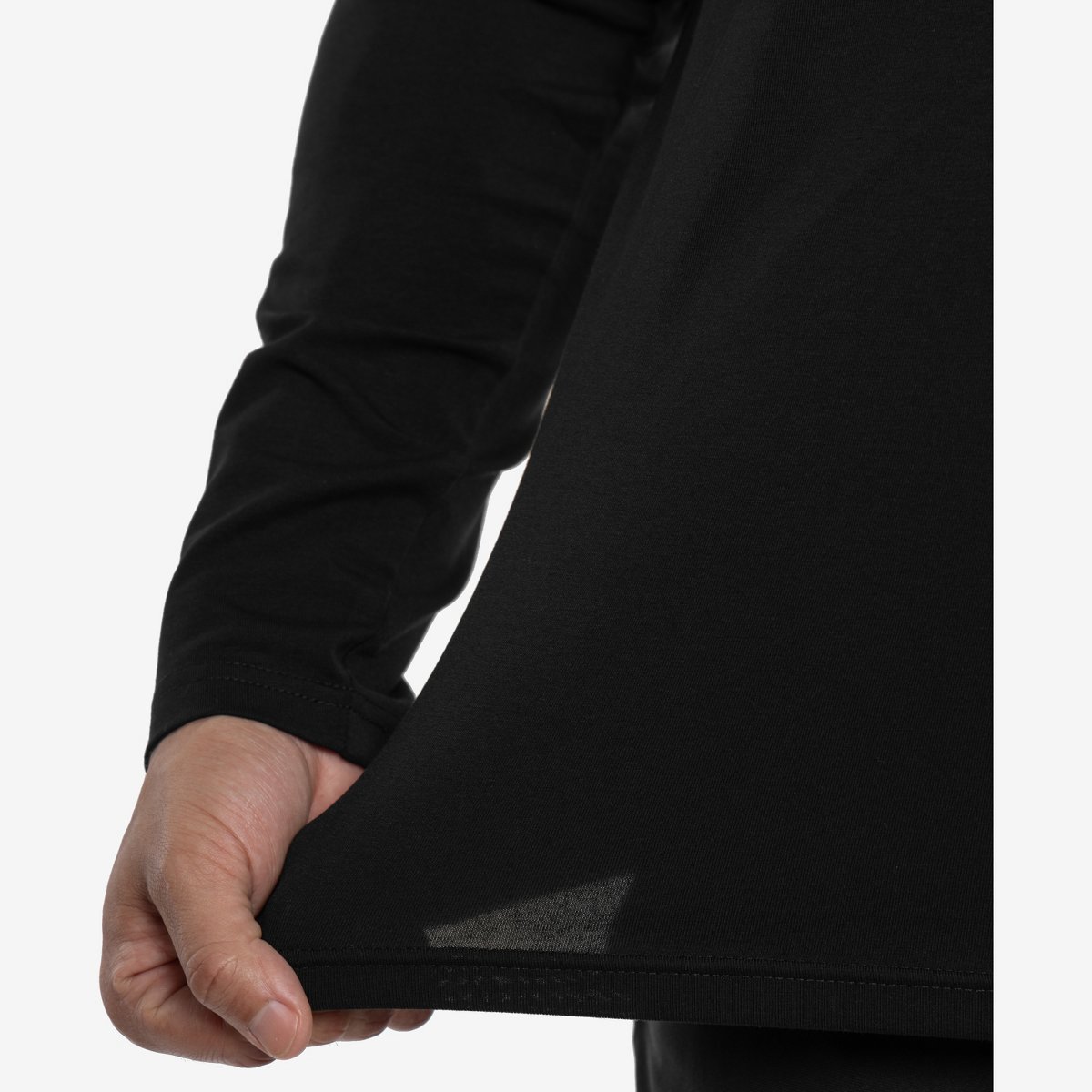 Мужские футболки X RAY Men's V-Neck & Henley Long Sleeve T-Shirt in BLACK Size Small — фото 8