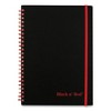 Black n' Red Flexible Cover Twinwire Notebooks, SCRIBZEE Compatible, 1-Subject, Wide/Legal Rule, Black Cover, (70) 8.25 x 5.63 Sheets - 4 of 4