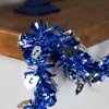 Northlight Dreidel  Tinsel Garland - 50' x 3.5" - Blue & Silver - Unlit - 3 of 4