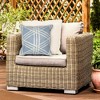 Liora Manne Frontporch Geometric Indoor/Outdoor Pillow.. - 3 of 4