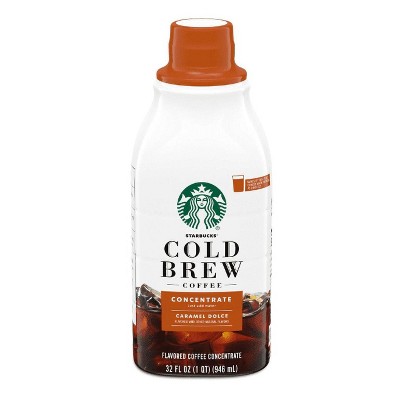 Starbucks Pumpkin Spice Naturally Flavored Cold Brew Coffee Concentrate, Bottle, 32 fl oz (Pack of 2)