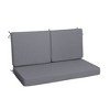 Outdoor Loveseat Cushion Set 48X24X4.5inch Deep Seat Cushions for Patio Furniture - 2 of 4
