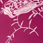 pomegranate floral embroidery