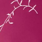 pomegranate floral embroidery