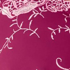 pomegranate floral embroidery