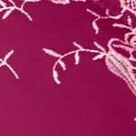pomegranate floral embroidery
