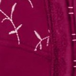 pomegranate floral embroidery