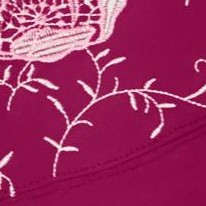 pomegranate floral embroidery