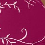 pomegranate floral embroidery
