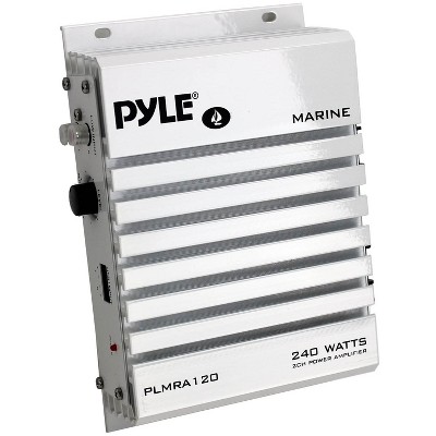 Pyle PLMRA120 240W 2 Channel Marine + Boat Waterproof Amplifier Audio Amplifier