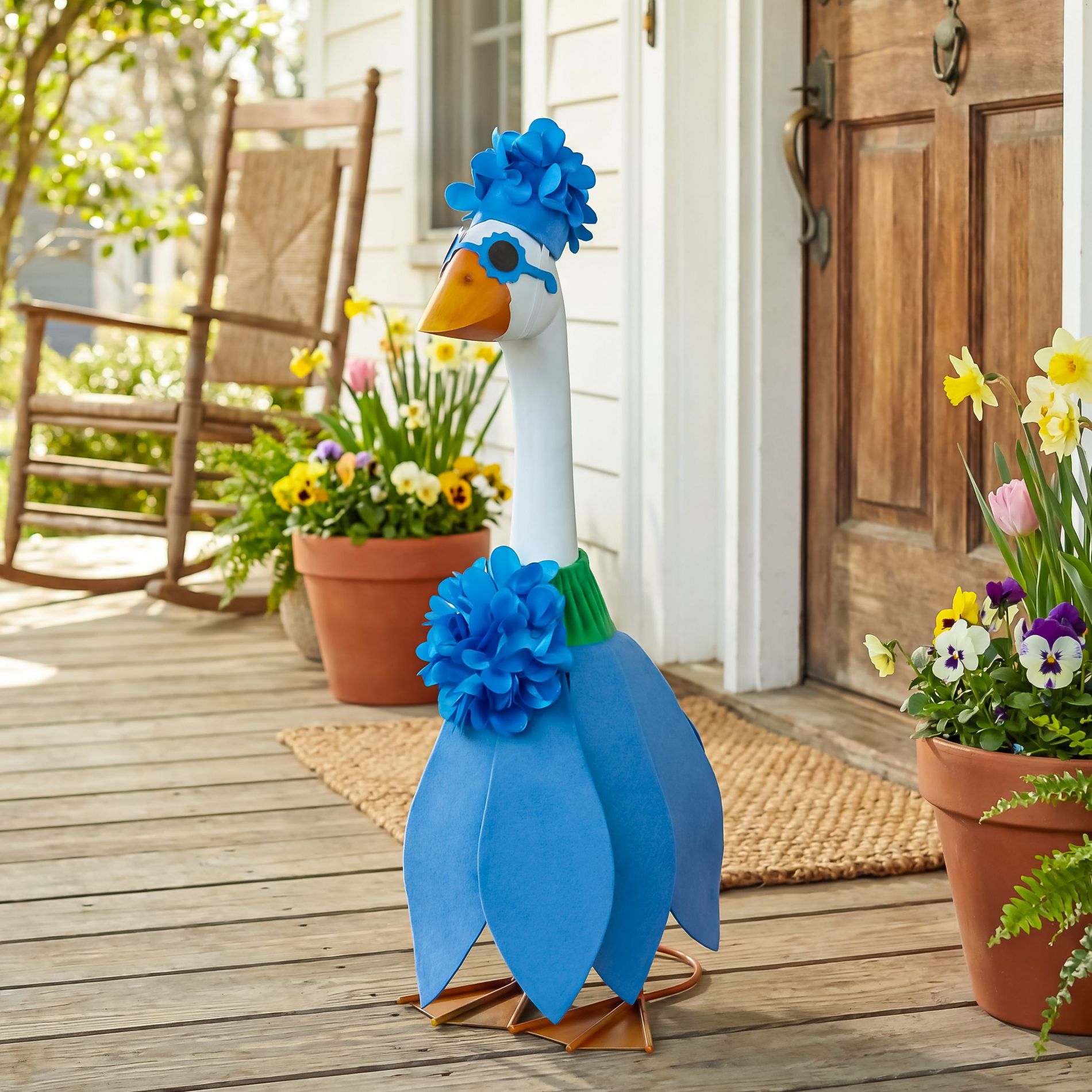 Giddy the Goose Outfit, Blue Hydrangea