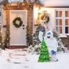ProductWorks 32 Inch Bumble Christmas Tree Pre-Lit Yard Ornament Holiday Decor - 4 of 4