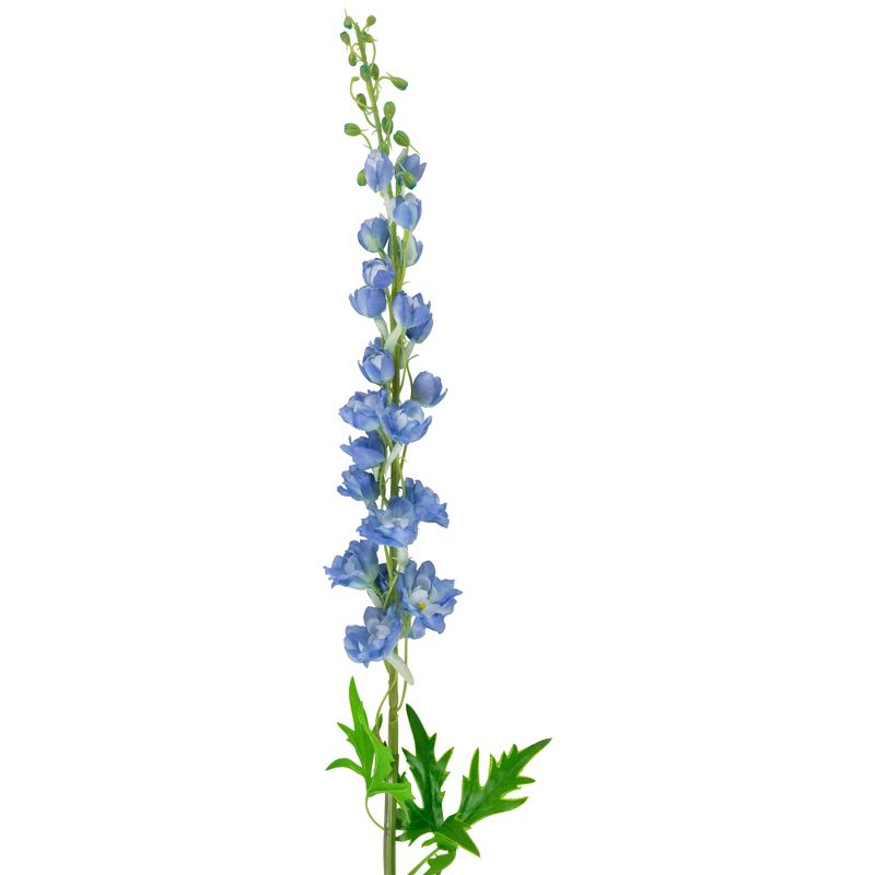 Northlight Real Touch™ Blue Delphinium Artificial Floral Stems, Set of 6 - 40", 3 of 10