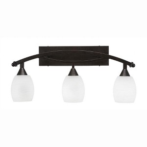 Toltec Lighting Bow 3 - Light Vanity in  Bronze - 1 of 1