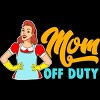 Women's Design By Humans Mom Off Duty Cartoon By savariya Racerback Tank Top - 2 of 2