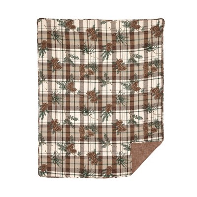 C&F Home Lookout Lodge Quilted Cotton 48" x 60" Throw Blanket