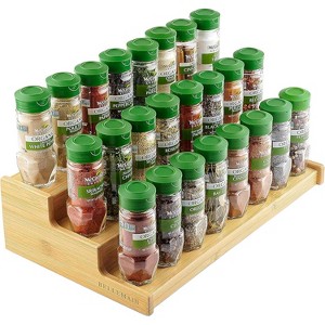 Bellemain 3-Tier Bamboo Spice & Can Rack Organizer for Cabinet or Pantry - 1 of 4