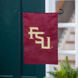 Evergreen Garden Flag Applique, Florida State University Double Sided Indoor Outdoor Decor 18" x 12.5" - 1 of 1
