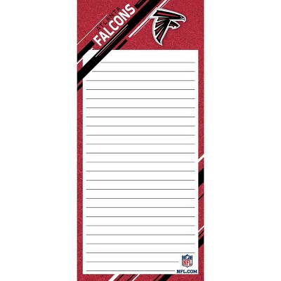 NFL Atlanta Falcons 4.5"x9.25" Mini List Pad