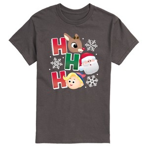Men's - Rudolph - Rudolph Ho Ho Ho Short Sleeve Graphic T-Shirt - 1 of 4