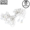 Novelty Lights 50 Feet C9/E17 Intermediate Base Christmas Stringer, Vintage Holiday Hanging Light String, 12" Spacing, SPT-1 20 Gauge Wire - 4 of 4