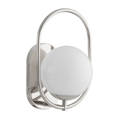 Quorum Lighting Belmont 1 - Light Sconce in  Polished Nickel