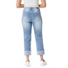 Angels Forever Young Women's 26" Signature Straight Crop Jeans - 2 of 3